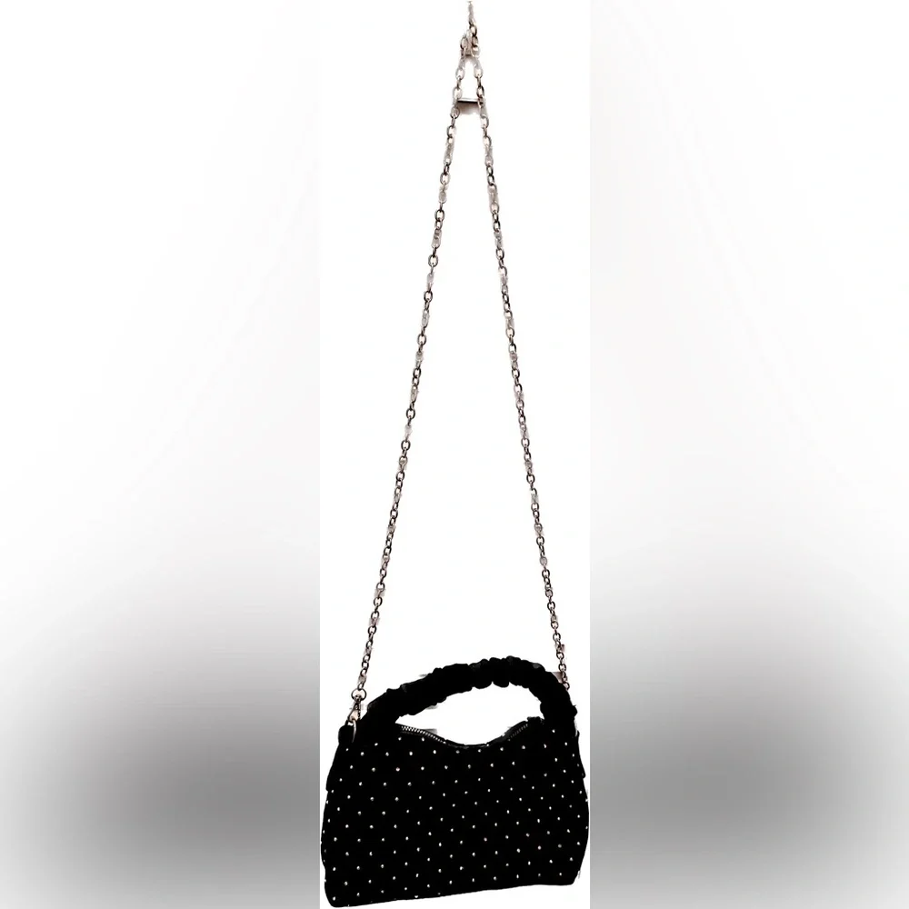 Small Black Rhinestone Crossbody/Handbag, Primark, Never Used-Perfect Condition - Picture 2 of 6